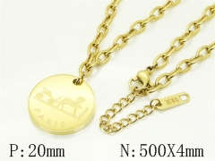 HY Wholesale Stainless Steel 316L Jewelry Hot sale Necklaces-HY04N0026HCC