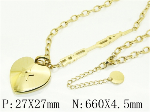 HY Wholesale Stainless Steel 316L Jewelry Hot sale Necklaces-HY04N0010HKE