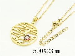 HY Wholesale Stainless Steel 316L Jewelry Hot sale Necklaces-HY12N0924HWW