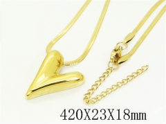 HY Wholesale Stainless Steel 316L Jewelry Hot sale Necklaces-HY92N0582OE