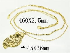 HY Wholesale Stainless Steel 316L Jewelry Hot sale Necklaces-HY80N1019OO