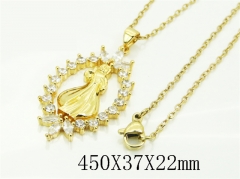 HY Wholesale Stainless Steel 316L Jewelry Hot sale Necklaces-HY89N0059PW