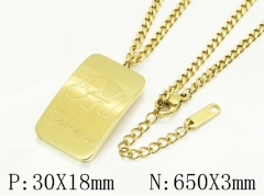 HY Wholesale Stainless Steel 316L Jewelry Hot sale Necklaces-HY04N0060HJX