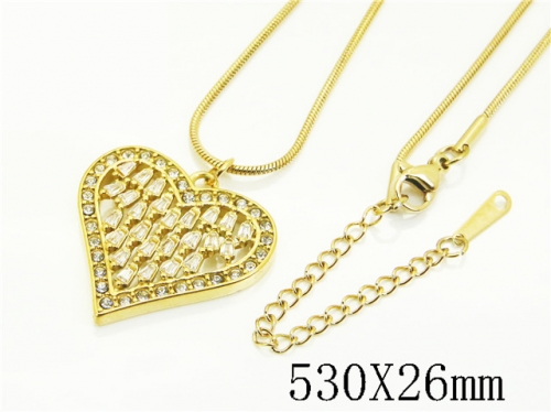 HY Wholesale Stainless Steel 316L Jewelry Hot sale Necklaces-HY80N0985PW