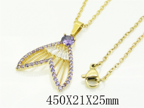 HY Wholesale Stainless Steel 316L Jewelry Hot sale Necklaces-HY89N0062PQ