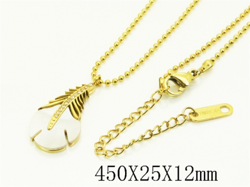 HY Wholesale Stainless Steel 316L Jewelry Hot sale Necklaces-HY41N0438HEE