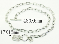 HY Wholesale Stainless Steel 316L Jewelry Hot sale Necklaces-HY04N0072HKW