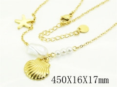 HY Wholesale Stainless Steel 316L Jewelry Hot sale Necklaces-HY32N0867PL