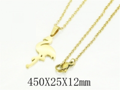 HY Wholesale Stainless Steel 316L Jewelry Hot sale Necklaces-HY74N0270KL