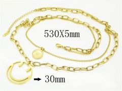 HY Wholesale Stainless Steel 316L Jewelry Hot sale Necklaces-HY04N0011HKF