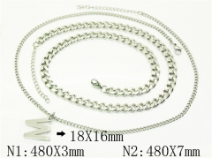 HY Wholesale Stainless Steel 316L Jewelry Hot sale Necklaces-HY04N0082HHW