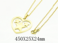 HY Wholesale Stainless Steel 316L Jewelry Hot sale Necklaces-HY74N0271LM