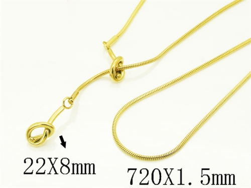 HY Wholesale Stainless Steel 316L Jewelry Hot sale Necklaces-HY04N0101HIE