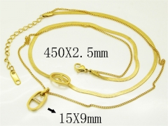 HY Wholesale Stainless Steel 316L Jewelry Hot sale Necklaces-HY04N0127HKS