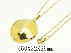 HY Wholesale Stainless Steel 316L Jewelry Hot sale Necklaces-HY74N0257LO