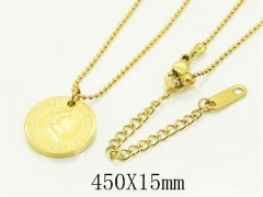 HY Wholesale Stainless Steel 316L Jewelry Hot sale Necklaces-HY41N0437ML