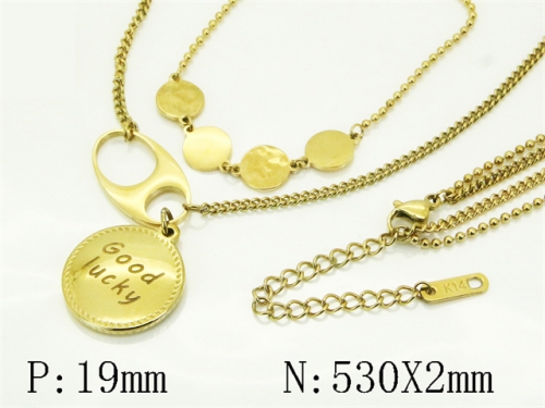 HY Wholesale Stainless Steel 316L Jewelry Hot sale Necklaces-HY04N0121HLD