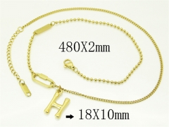 HY Wholesale Stainless Steel 316L Jewelry Hot sale Necklaces-HY04N0118HSS