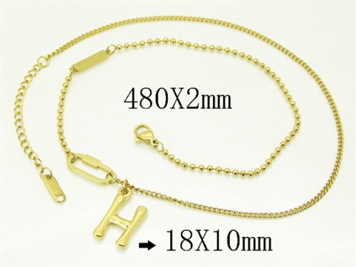 HY Wholesale Stainless Steel 316L Jewelry Hot sale Necklaces-HY04N0118HSS