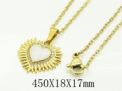 HY Wholesale Stainless Steel 316L Jewelry Hot sale Necklaces-HY89N0070OL