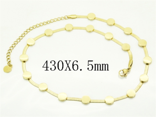 HY Wholesale Stainless Steel 316L Jewelry Hot sale Necklaces-HY04N0104HIF