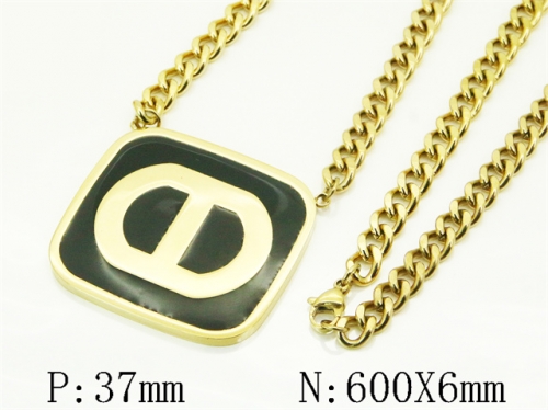 HY Wholesale Stainless Steel 316L Jewelry Hot sale Necklaces-HY04N0008HMC