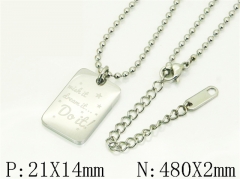 HY Wholesale Stainless Steel 316L Jewelry Hot sale Necklaces-HY04N0085OA