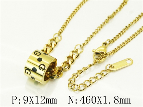 HY Wholesale Stainless Steel 316L Jewelry Hot sale Necklaces-HY04N0124HJZ