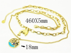 HY Wholesale Stainless Steel 316L Jewelry Hot sale Necklaces-HY32N0876HHL