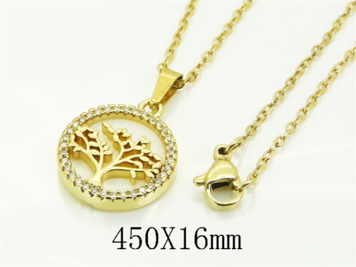 HY Wholesale Stainless Steel 316L Jewelry Hot sale Necklaces-HY89N0066PE