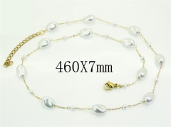 HY Wholesale Stainless Steel 316L Jewelry Hot sale Necklaces-HY53N0169MX