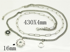 HY Wholesale Stainless Steel 316L Jewelry Hot sale Necklaces-HY04N0090HHZ