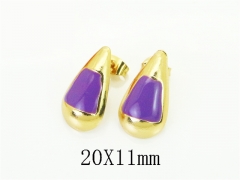 HY Wholesale Earrings Jewelry 316L Stainless Steel Earrings Jewelry-HY60E2087DJO