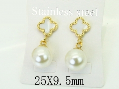 HY Wholesale Earrings Jewelry 316L Stainless Steel Earrings Jewelry-HY60E2088GGJO