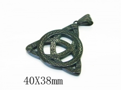 HY Wholesale Pendant Jewelry 316L Stainless Steel Jewelry Pendant-HY48P0506PA