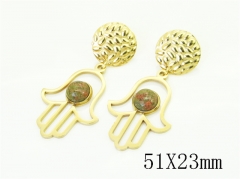 HY Wholesale Earrings Jewelry 316L Stainless Steel Earrings Jewelry-HY92E0283HDD