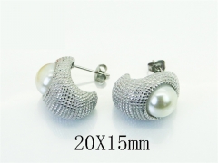 HY Wholesale Earrings Jewelry 316L Stainless Steel Earrings Jewelry-HY48E0117PQ