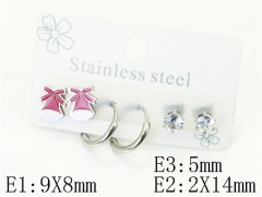 HY Wholesale Earrings Jewelry 316L Stainless Steel Earrings Jewelry-HY54E0217CLL