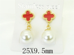 HY Wholesale Earrings Jewelry 316L Stainless Steel Earrings Jewelry-HY60E2091CJO