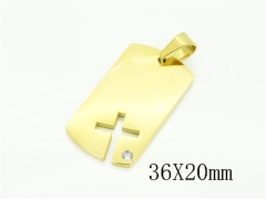 HY Wholesale Pendant Jewelry 316L Stainless Steel Jewelry Pendant-HY59P1276MV