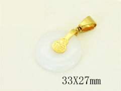 HY Wholesale Pendant Jewelry 316L Stainless Steel Jewelry Pendant-HY13P2189MQ