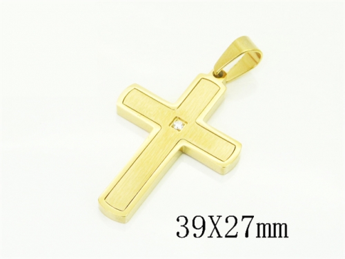 HY Wholesale Pendant Jewelry 316L Stainless Steel Jewelry Pendant-HY59P1285OR