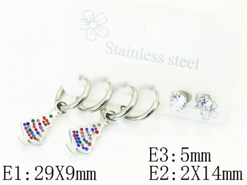 HY Wholesale Earrings Jewelry 316L Stainless Steel Earrings Jewelry-HY54E0226NC