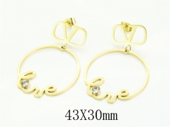 HY Wholesale Earrings Jewelry 316L Stainless Steel Earrings Jewelry-HY49E0015MB