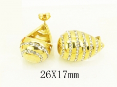 HY Wholesale Earrings Jewelry 316L Stainless Steel Earrings Jewelry-HY59E1365HOL