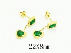 HY Wholesale Earrings Jewelry 316L Stainless Steel Earrings Jewelry-HY80E1807EML