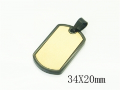 HY Wholesale Pendant Jewelry 316L Stainless Steel Jewelry Pendant-HY59P1274OX