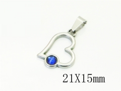 HY Wholesale Pendant Jewelry 316L Stainless Steel Jewelry Pendant-HY12P2130SIL