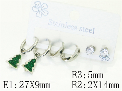 HY Wholesale Earrings Jewelry 316L Stainless Steel Earrings Jewelry-HY54E0230NX