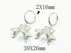 HY Wholesale Earrings Jewelry 316L Stainless Steel Earrings Jewelry-HY80E1813OR